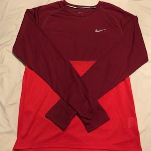 Red Nike shirt